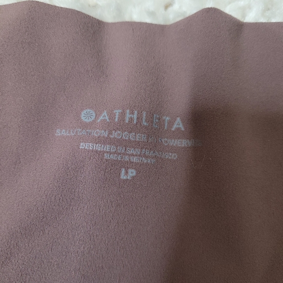 Athleta Salutation Hearth Rose jogger size large athleisure - Picture 6 of 9
